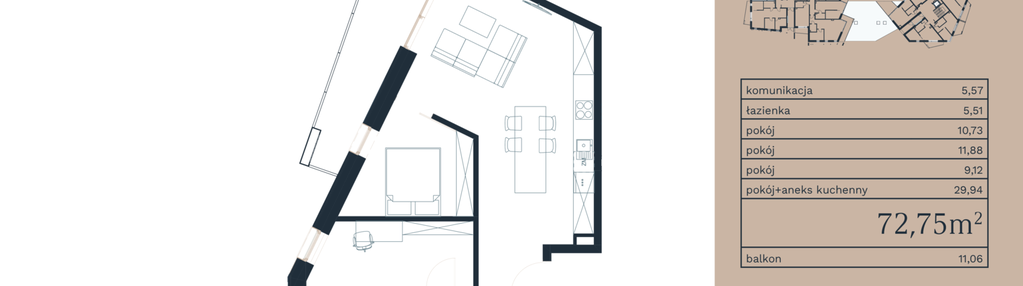 Mieszkanie w inwestycji: Pratum Apartamenty Etap I