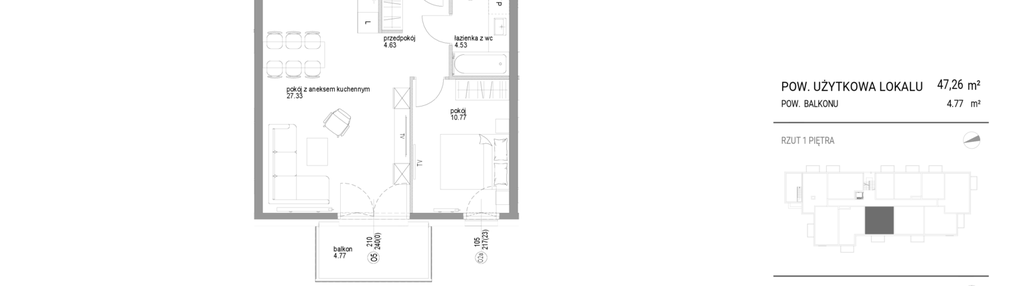Mieszkanie w inwestycji: Kamienice Pruszczańskie