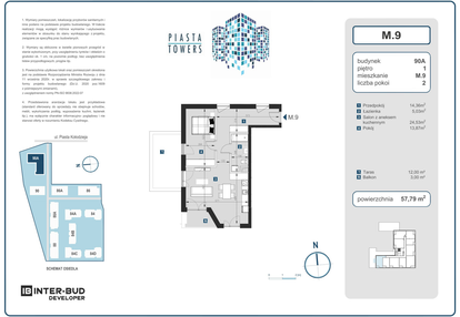 Mieszkanie w inwestycji: Piasta Towers bud. 90A