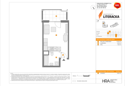 Mieszkanie w inwestycji: Apartamenty Literacka etap 2