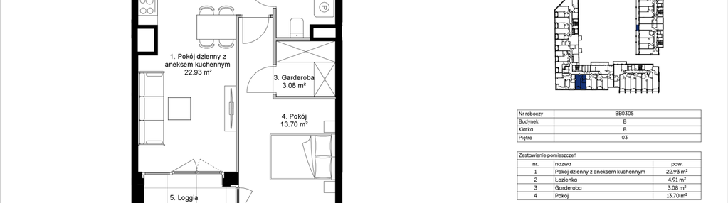 Mieszkanie w inwestycji: Awangarda Mogilska