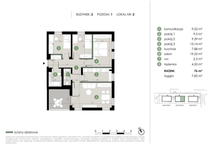 Mieszkanie w inwestycji: Osiedle Kwiatowa