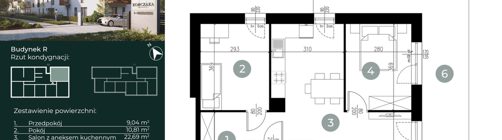 Mieszkanie w inwestycji: Korczaka Apartamenty