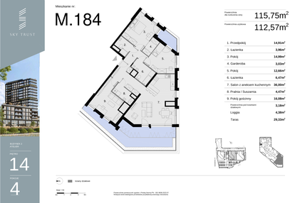 Mieszkanie w inwestycji: Sky Trust etap II