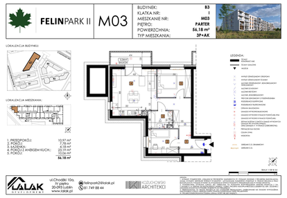 Mieszkanie w inwestycji: Felin Park II etap 2