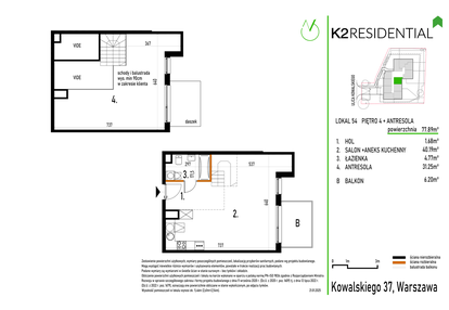 Mieszkanie w inwestycji: Kowalskiego 37