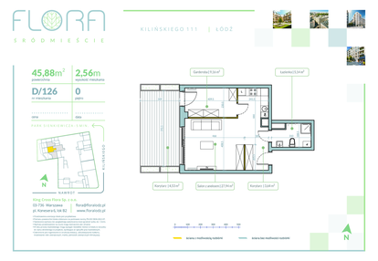Mieszkanie w inwestycji: Flora Śródmieście