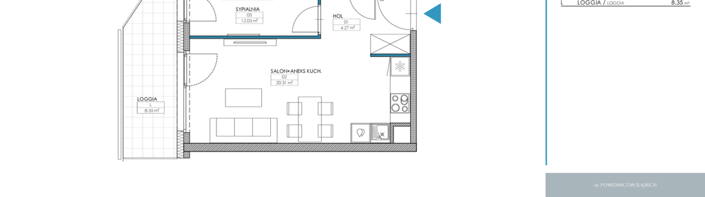 Mieszkanie w inwestycji: Nordic Powstańców Śląskich