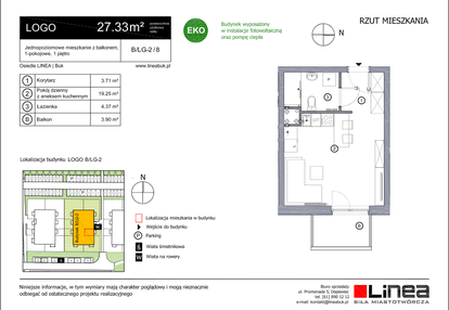 Mieszkanie w inwestycji: os. Linea w Buku