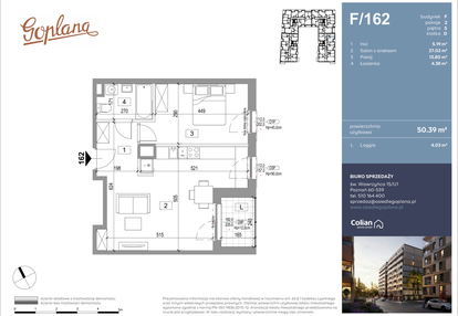 Mieszkanie w inwestycji: Goplana budynek F