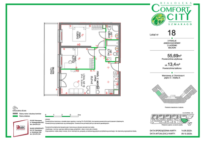 Mieszkanie w inwestycji: Comfort City Szmaragd