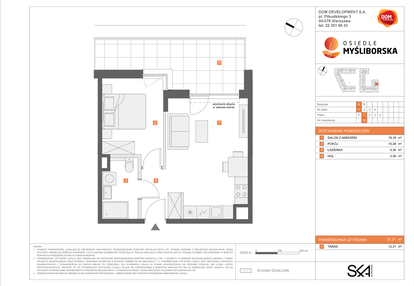 Mieszkanie w inwestycji: Osiedle Myśliborska