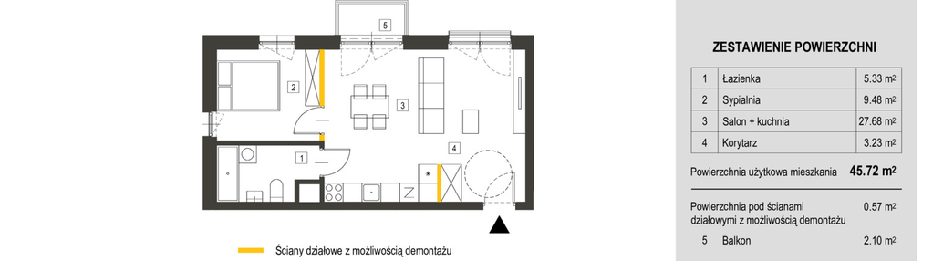 Mieszkanie w inwestycji: Apartamenty Dębowa