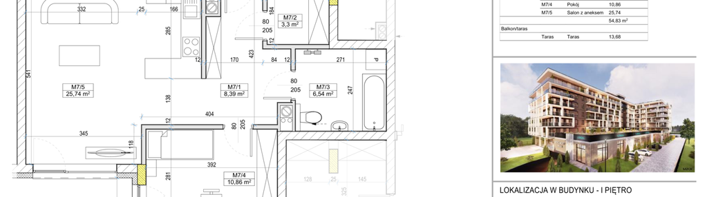 Mieszkanie w inwestycji: Apartamenty Widok Włoszczowa