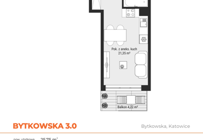 Mieszkanie w inwestycji: Bytkowska 3.0