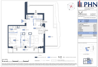 Mieszkanie w inwestycji: Apartamenty Jana Pawła 34