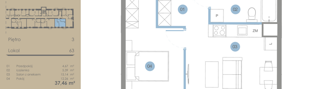 Mieszkanie w inwestycji: Oficyna - mieszkania