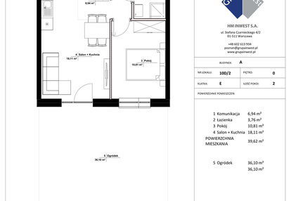 Mieszkanie w inwestycji: Jasielska 8C etap II