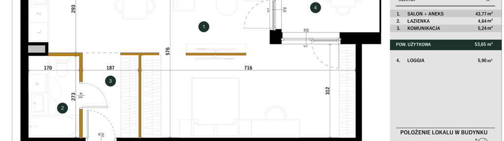 Mieszkanie w inwestycji: Ogrody Staszica