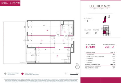 Mieszkanie w inwestycji: Lechicka 65