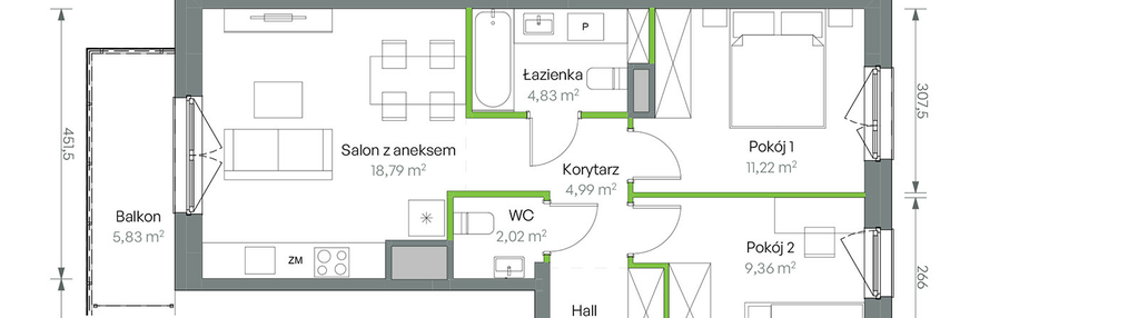 Mieszkanie w inwestycji: Oliwska Vita