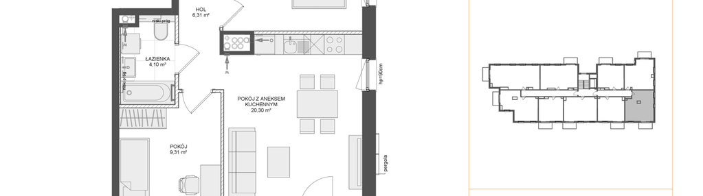 Mieszkanie w inwestycji: Osiedle Przy Błoniach 3 etap IV