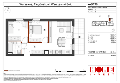 Mieszkanie w inwestycji: Warszawski Świt etap VII