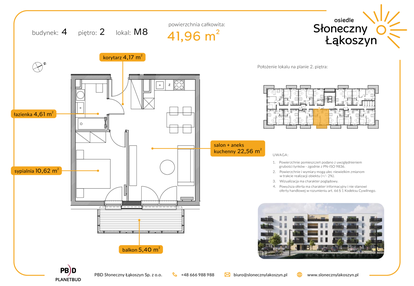 Mieszkanie w inwestycji: Osiedle Słoneczny Łąkoszyn bud. 4