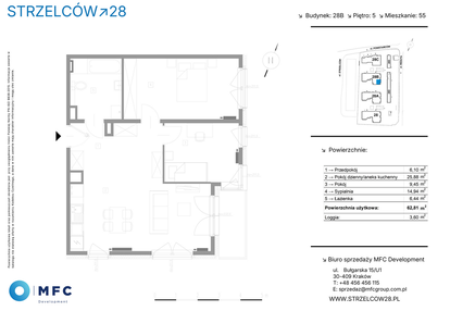 Mieszkanie w inwestycji: Strzelców 28