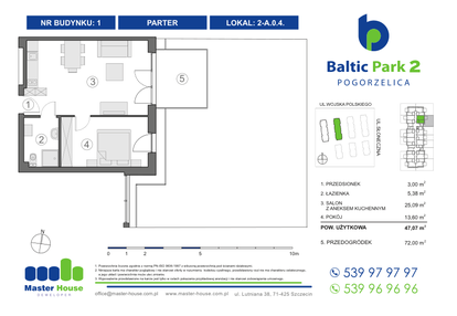 Mieszkanie w inwestycji: Baltic Park 2 Pogorzelica bud. 1 i 2