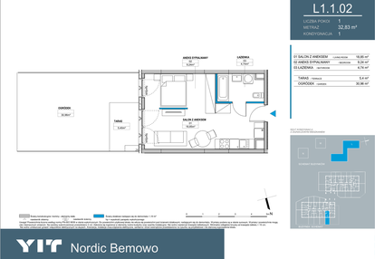 Mieszkanie w inwestycji: Nordic Bemowo - etap III