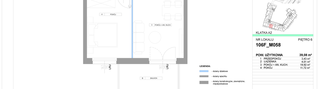 Mieszkanie w inwestycji: Miasteczko Jutrzenki Dzielnica Hortensji