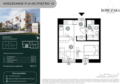 Mieszkanie w inwestycji: Korczaka Apartamenty