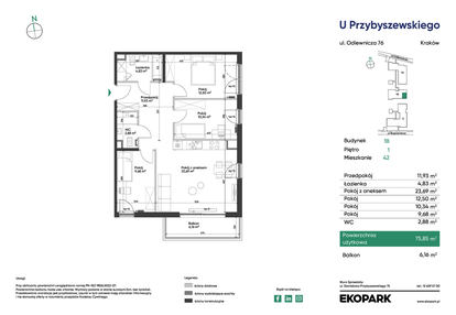 Mieszkanie w inwestycji: U Przybyszewskiego etap 4