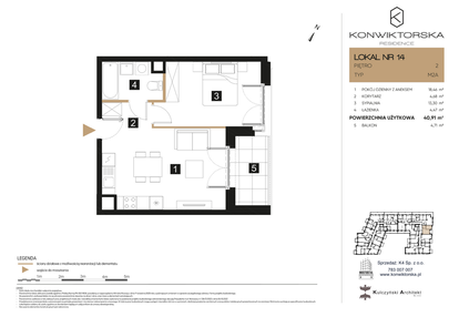 Mieszkanie w inwestycji: Konwiktorska Residence