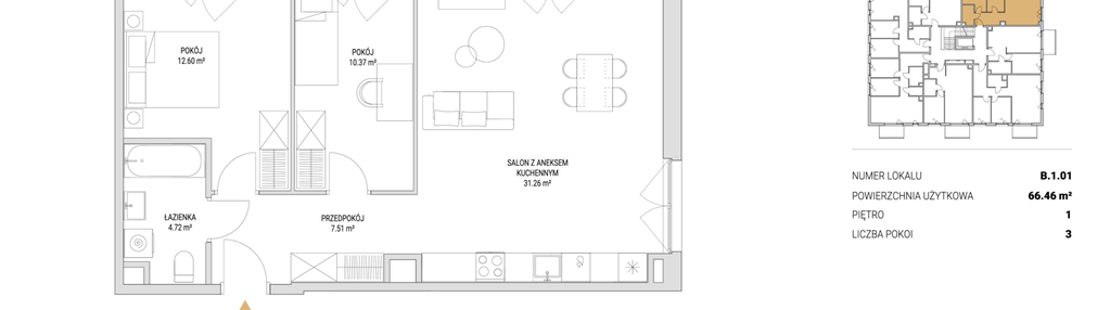 Mieszkanie w inwestycji: Ananasowa