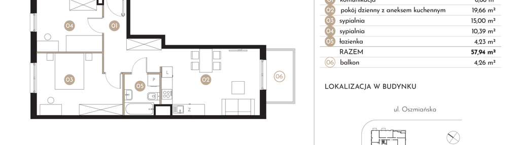 Mieszkanie w inwestycji: Moja Oszmiańska