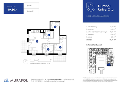 Mieszkanie w inwestycji: Murapol UniverCity