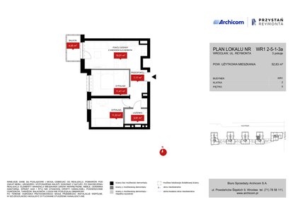 Mieszkanie w inwestycji: Przystań Reymonta