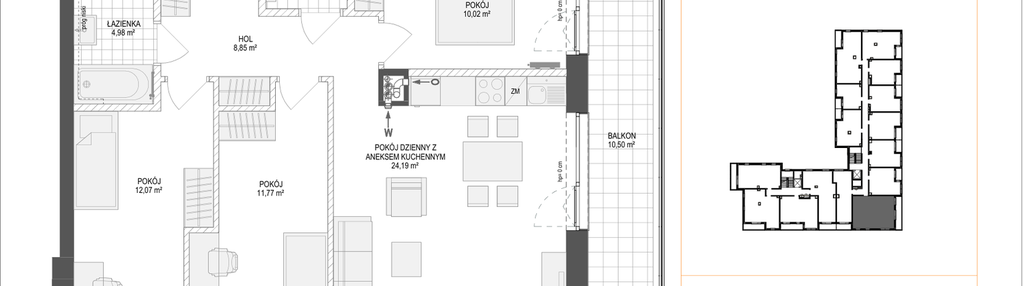 Mieszkanie w inwestycji: Konstelacja etap IV