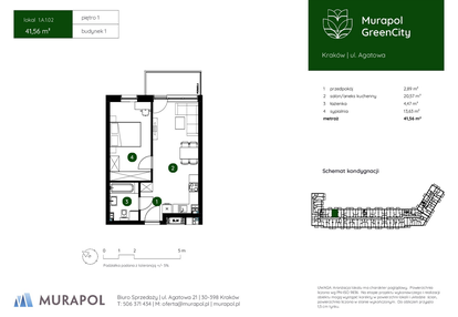 Mieszkanie w inwestycji: Murapol GreenCity bud. 1