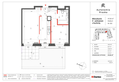 Mieszkanie w inwestycji: Autonomia Praska
