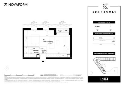 Mieszkanie w inwestycji: Kolejova 1