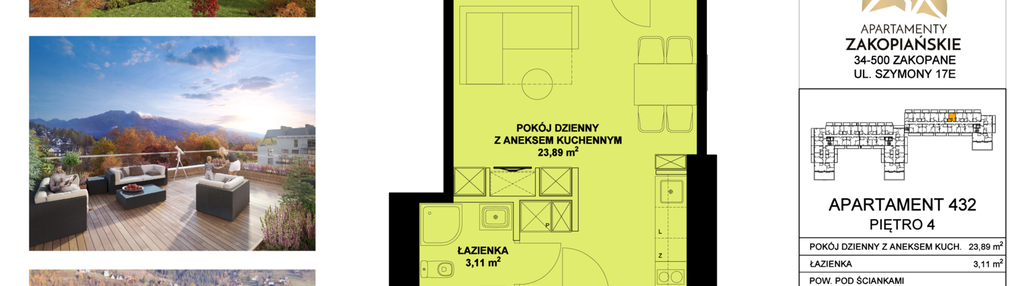 Mieszkanie w inwestycji: Apartamenty Zakopiańskie