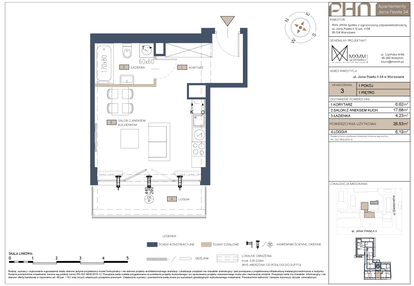 Mieszkanie w inwestycji: Apartamenty Jana Pawła 34