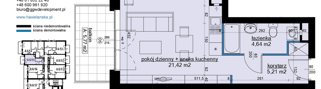 Mieszkanie w inwestycji: Osiedle Hawelańska etap III - bud. A