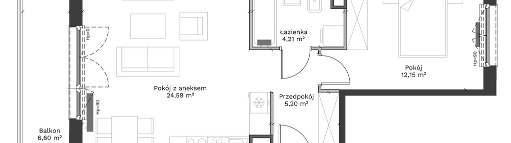 Mieszkanie w inwestycji: Bona