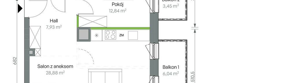 Mieszkanie w inwestycji: Oliwska Vita