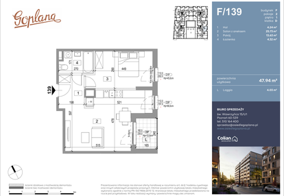 Mieszkanie w inwestycji: Goplana budynek F