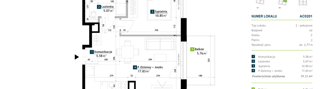 Mieszkanie w inwestycji: Viva Cité 2